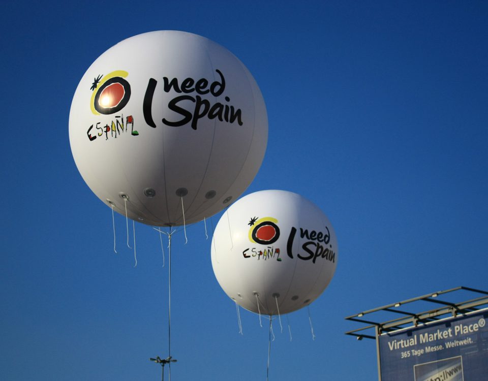 I need Spain - Gasballons für Spanien