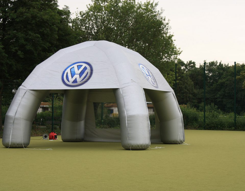 VW - Aufblasbares Messezelt - inflatable Pavillon