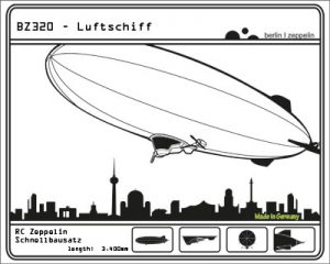 Luftschiff-Bausatz BZ320