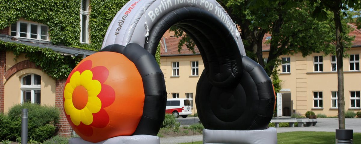 Sonderform aufblasbarer Torbogen