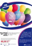 Ballongas-Set-gross Ballongas Set mit 100 Ballons