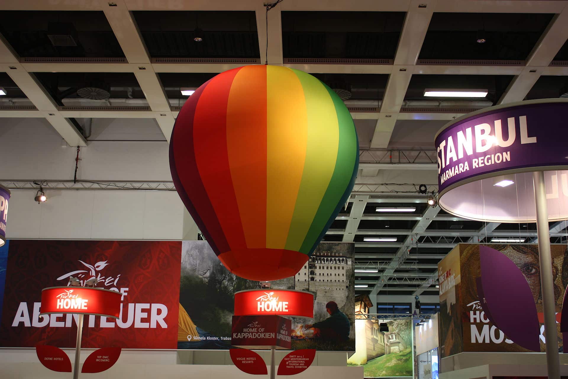 Inflatable für die Messe ITB