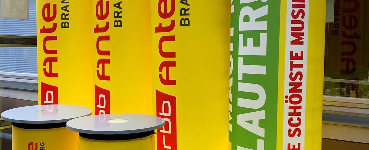 aufblasbare Werbesäulen mit Bedruckung